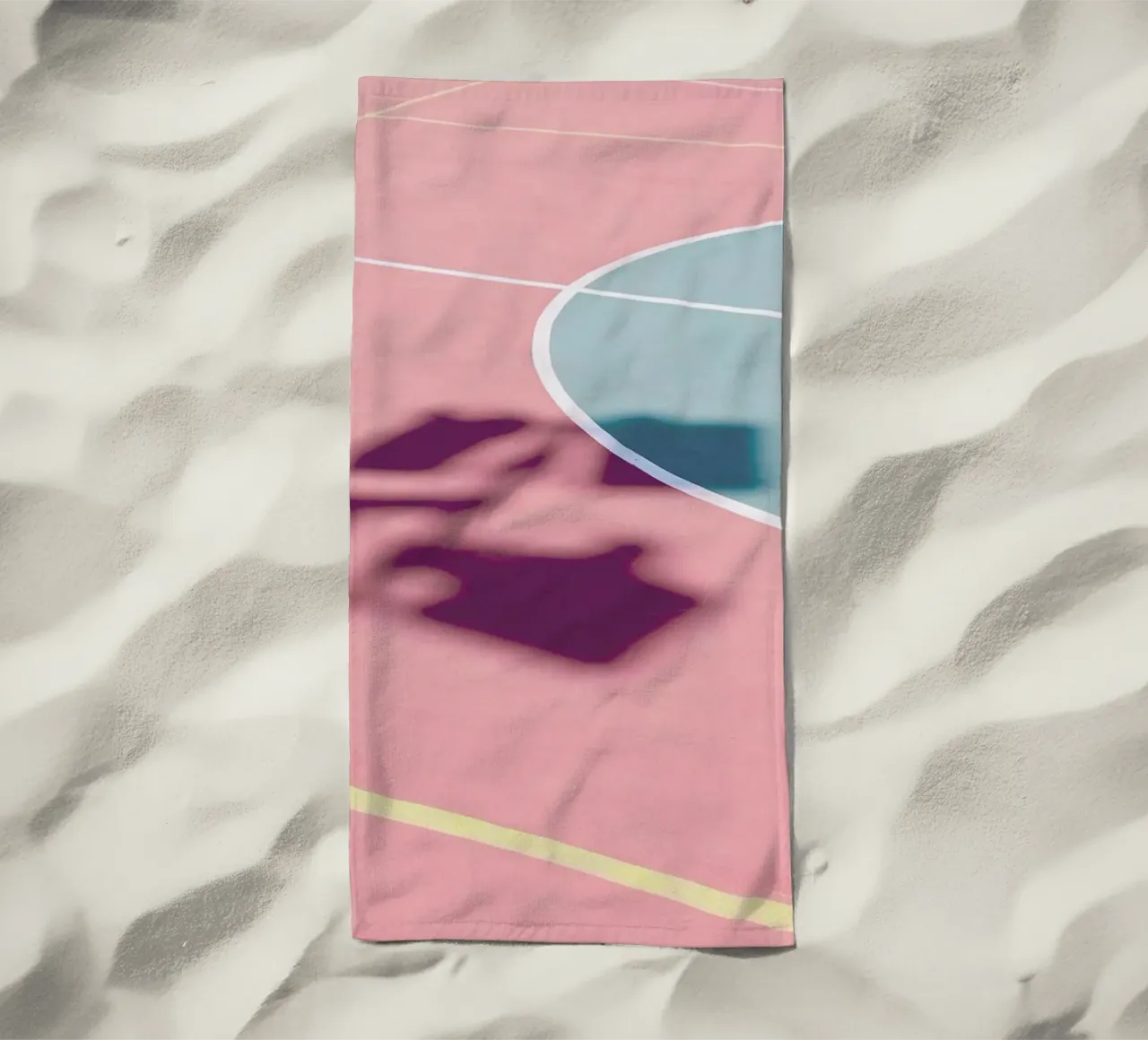 Red Court @sotirisbougas beach towel by EyeEm Mobile GmbH