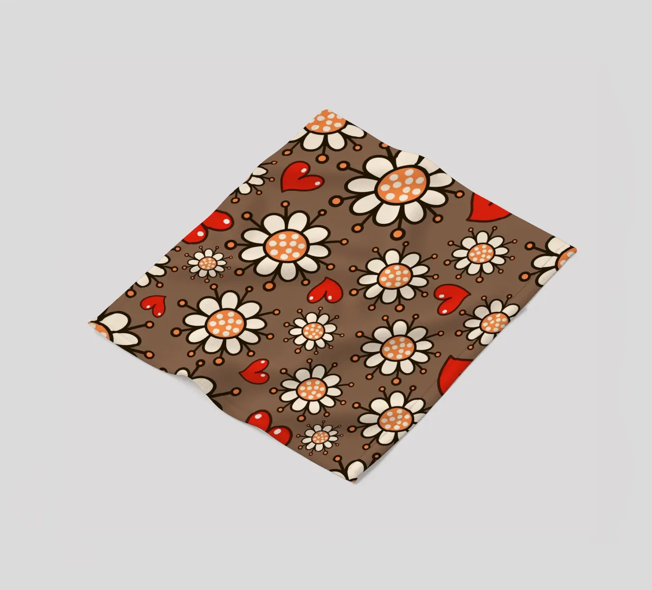 Happy Bloom Doodles fleece blanket by Happy Littles