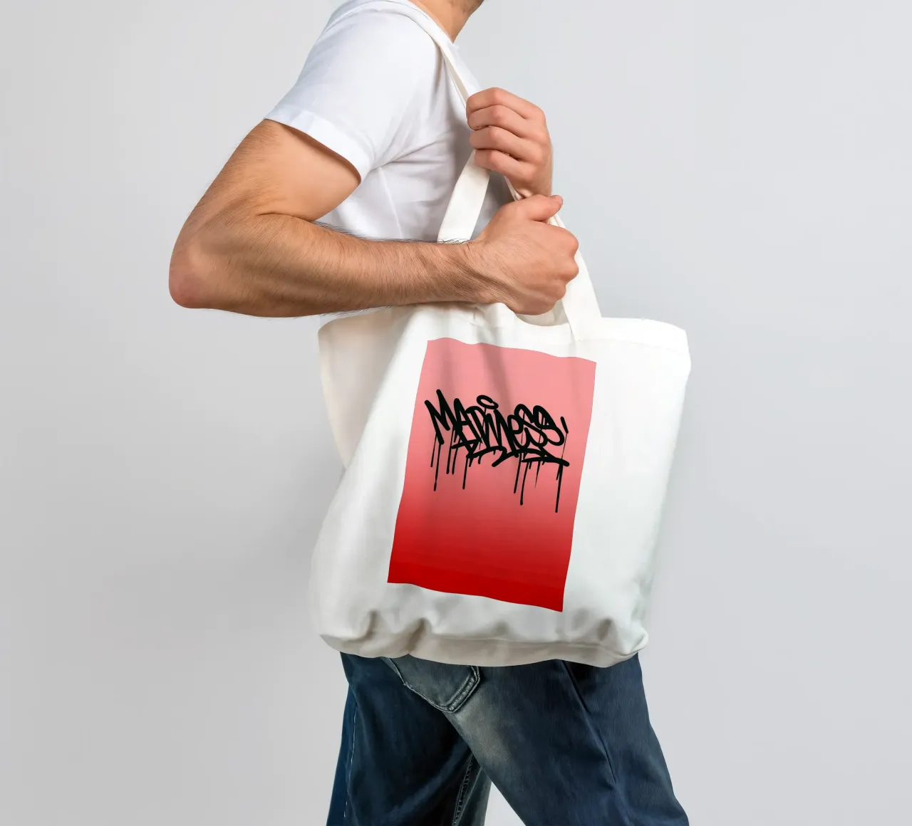 Madness borsa in juta da Flo Klein
