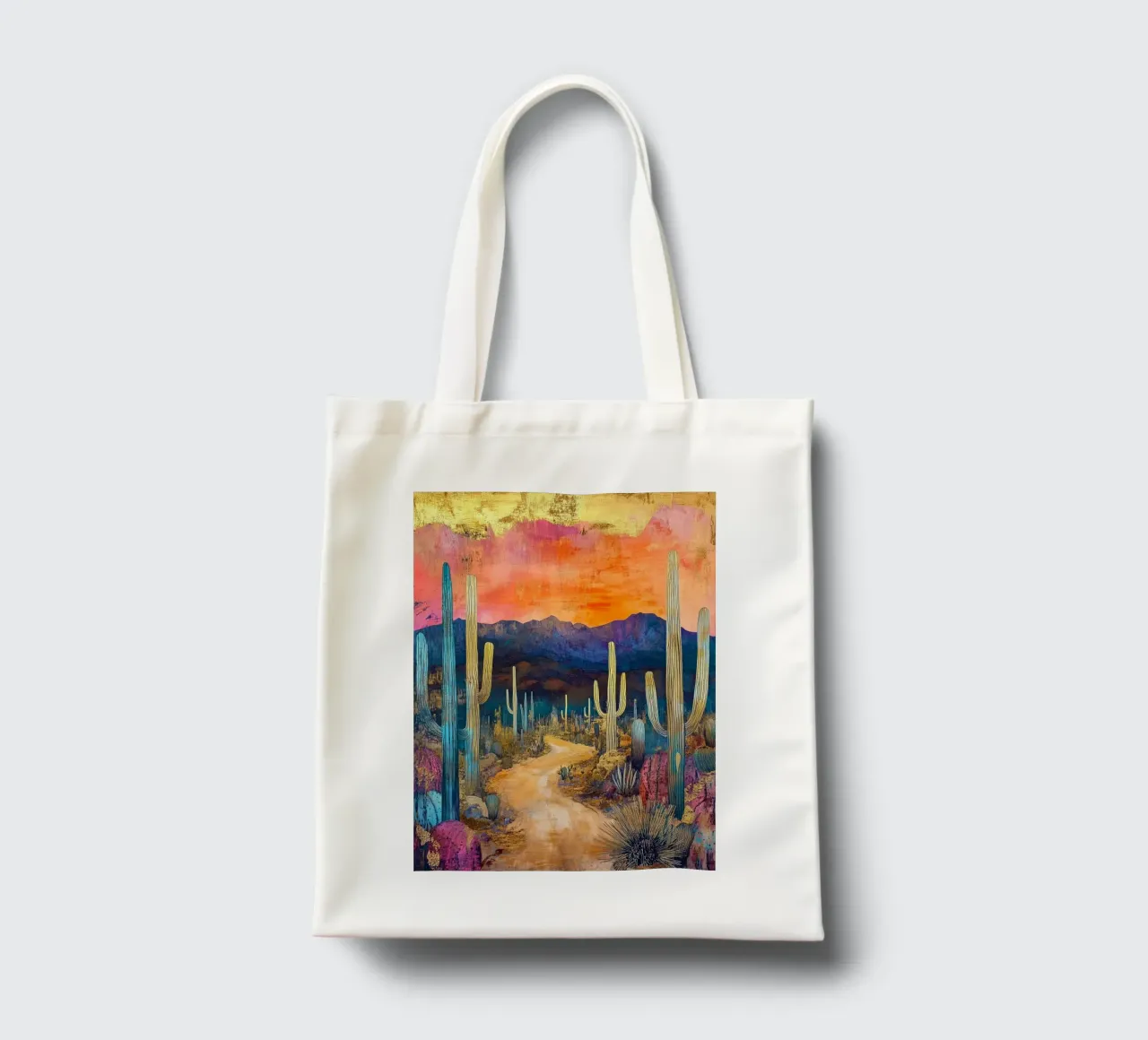 Paesaggio messicano borsa in juta da Justyna Jaszke JBJart
