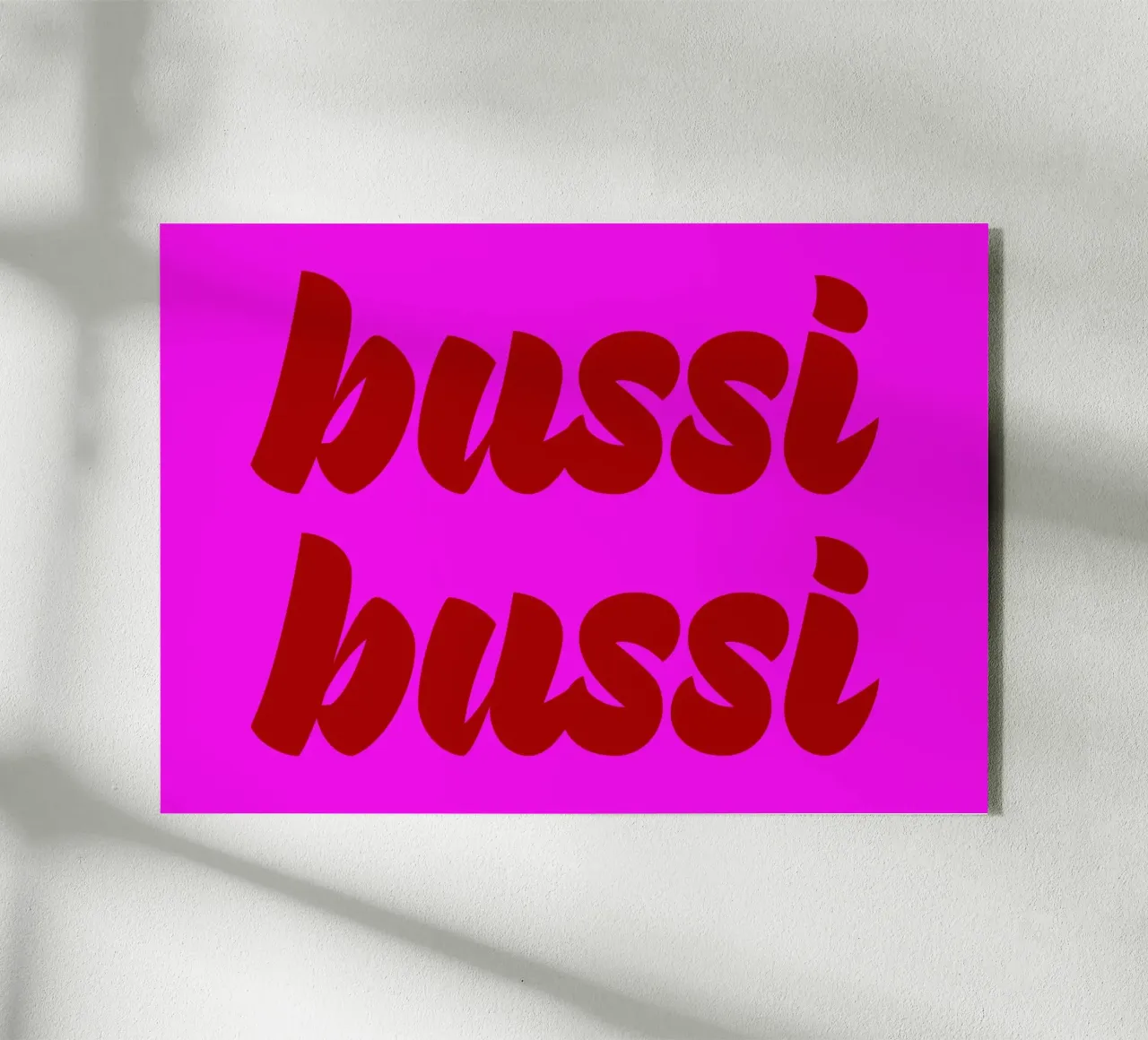 Bussi plexiglass da Flo Klein