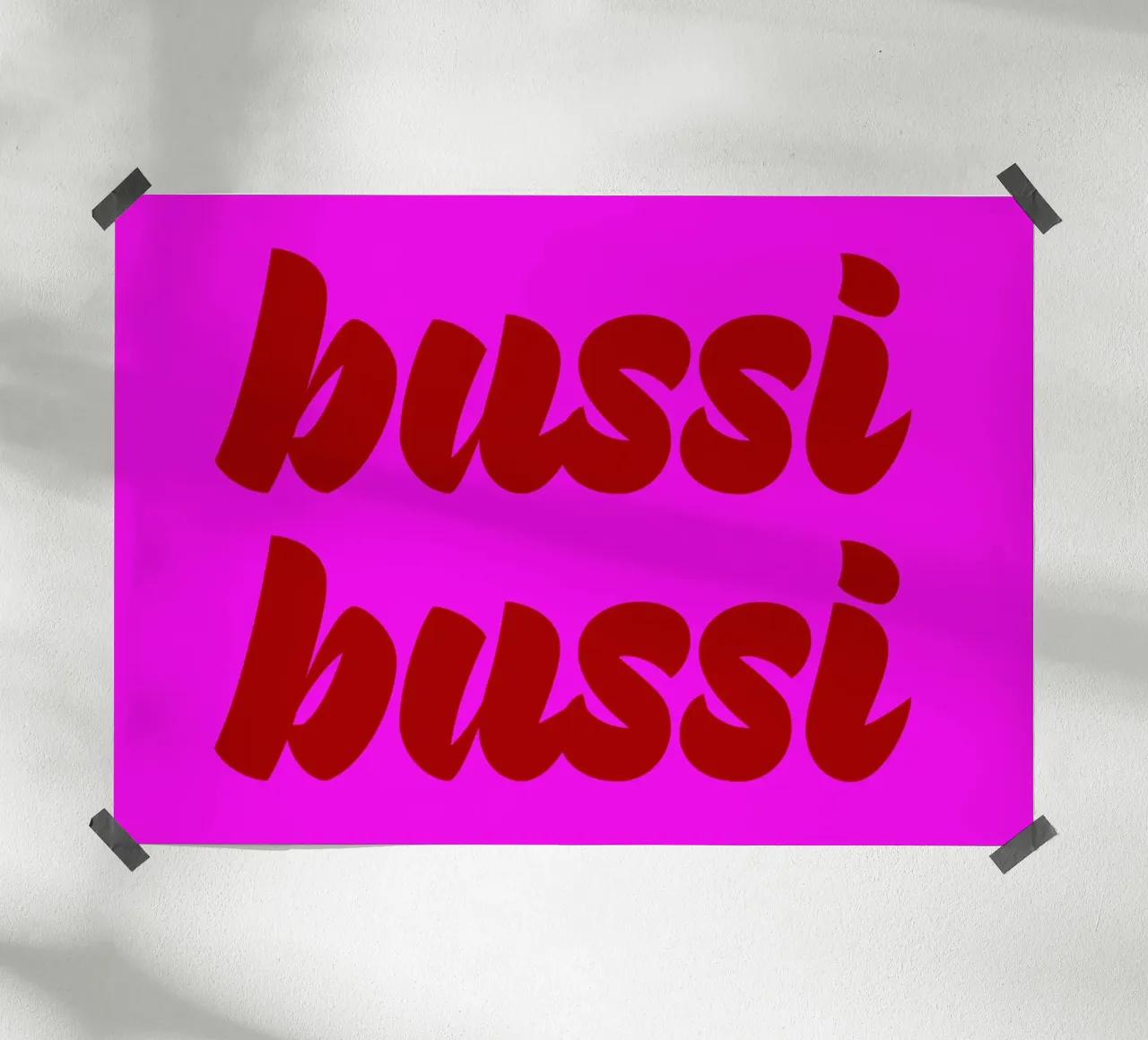 Bussi poster da Flo Klein