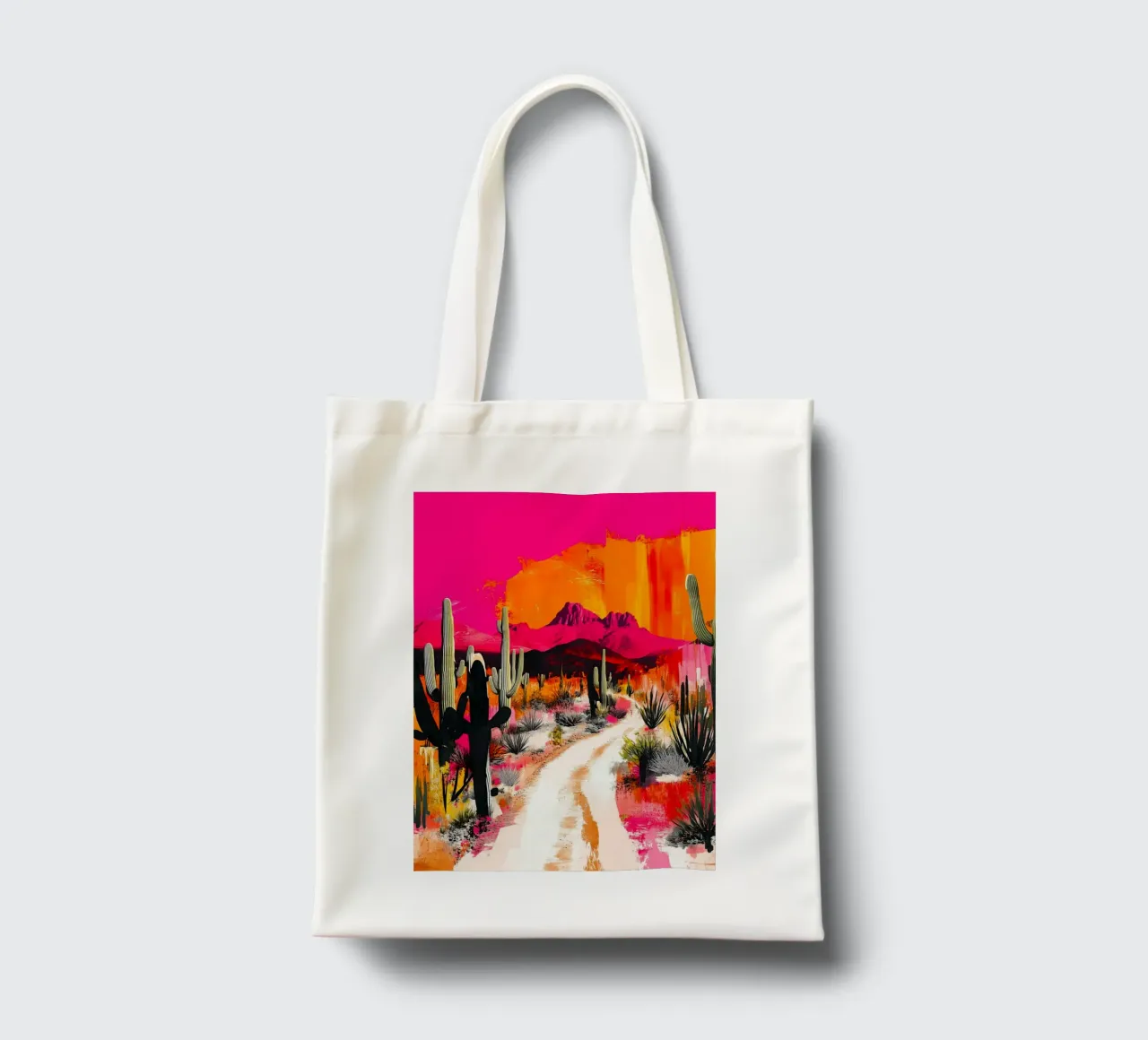 Mexican desert tote bag by Justyna Jaszke JBJart