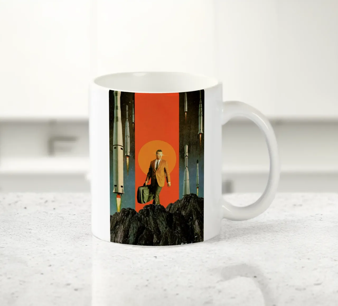 The Departure tazza in ceramica da Frank Moth