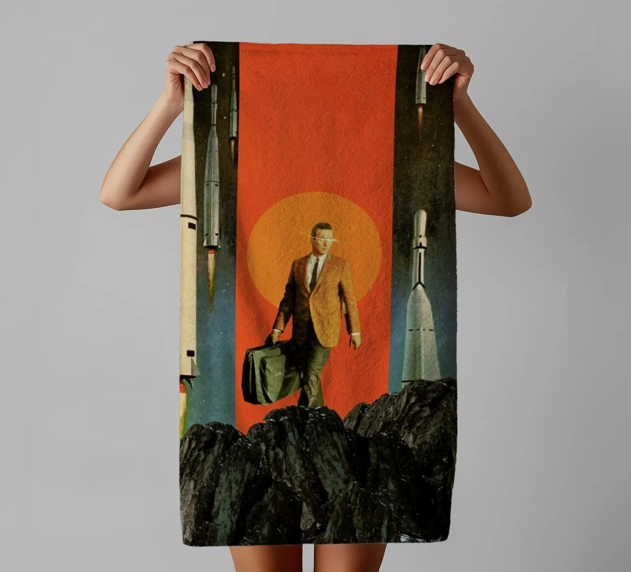 The Departure asciugamano da bagno da Frank Moth