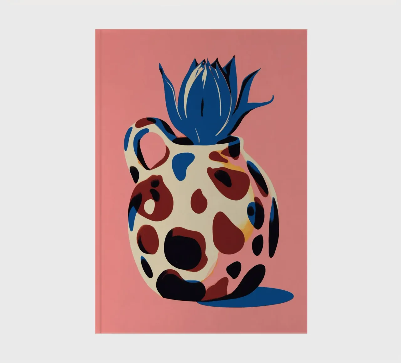 Succulent still life with jug notebook by Autofocus
