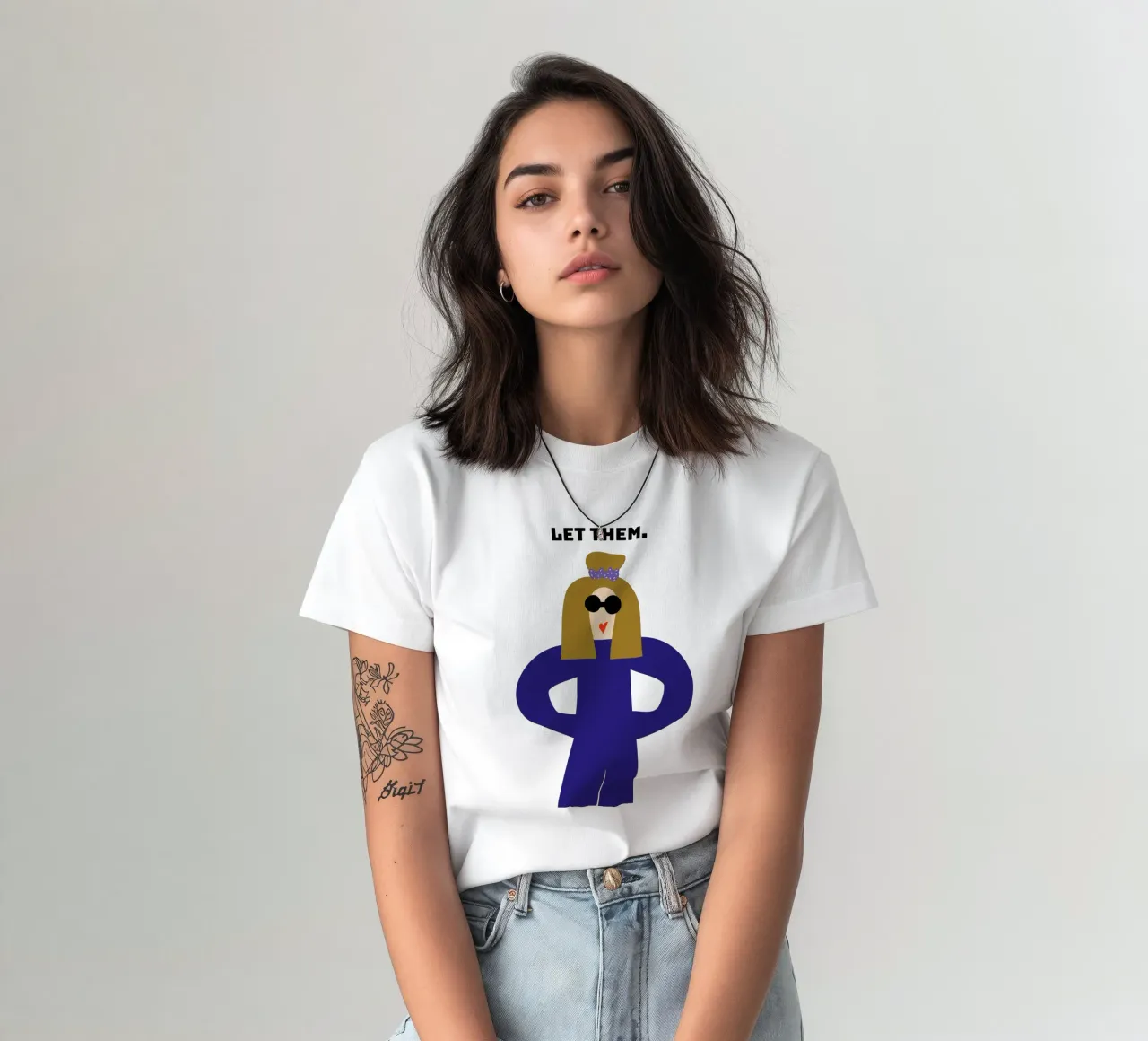 let them. t-shirt da FRICKE DESIGN