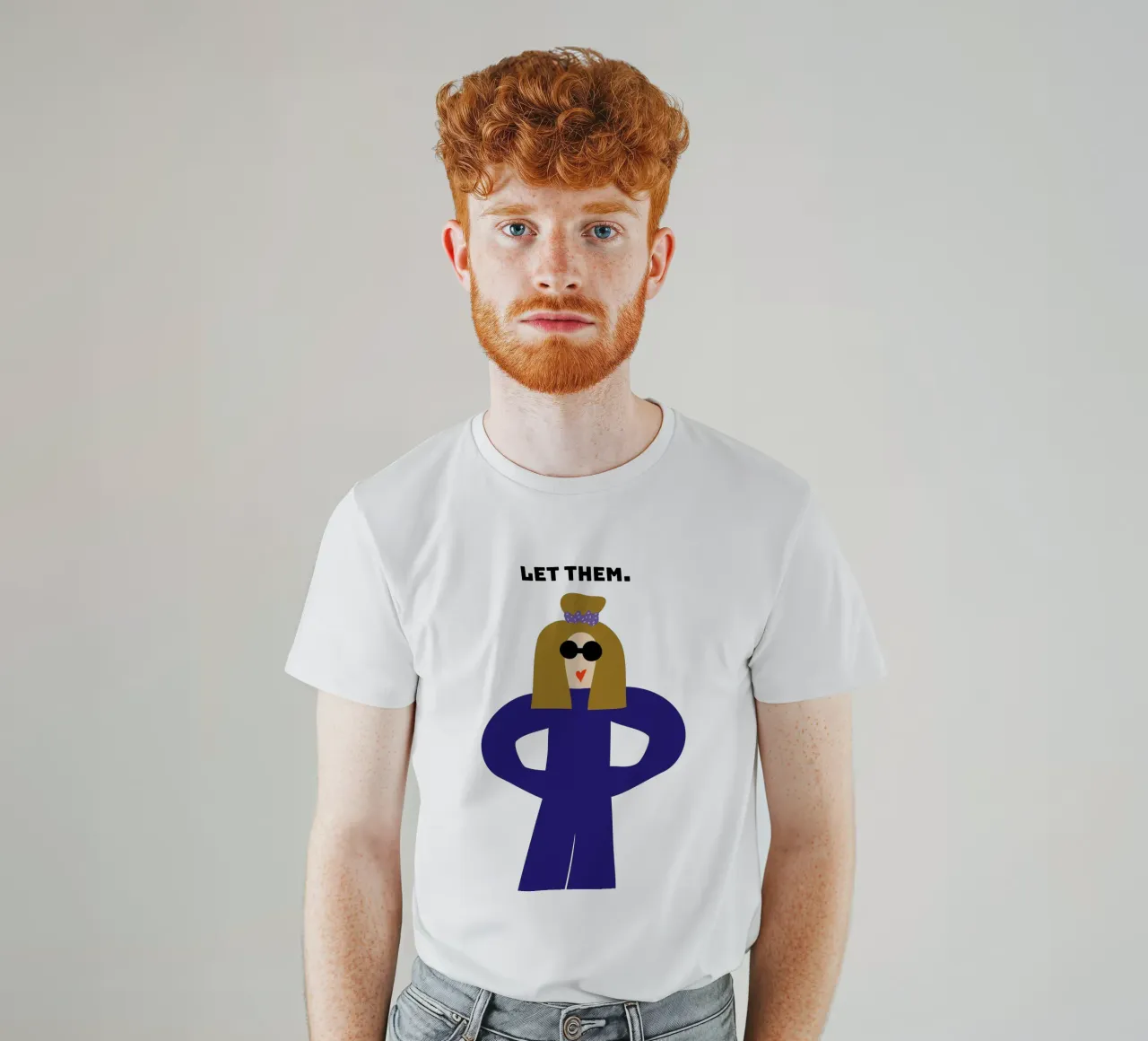 let them. t-shirt da FRICKE DESIGN
