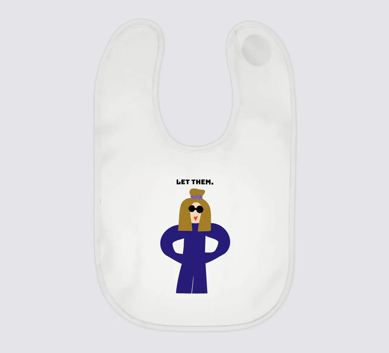 let them. bavaglino da FRICKE DESIGN