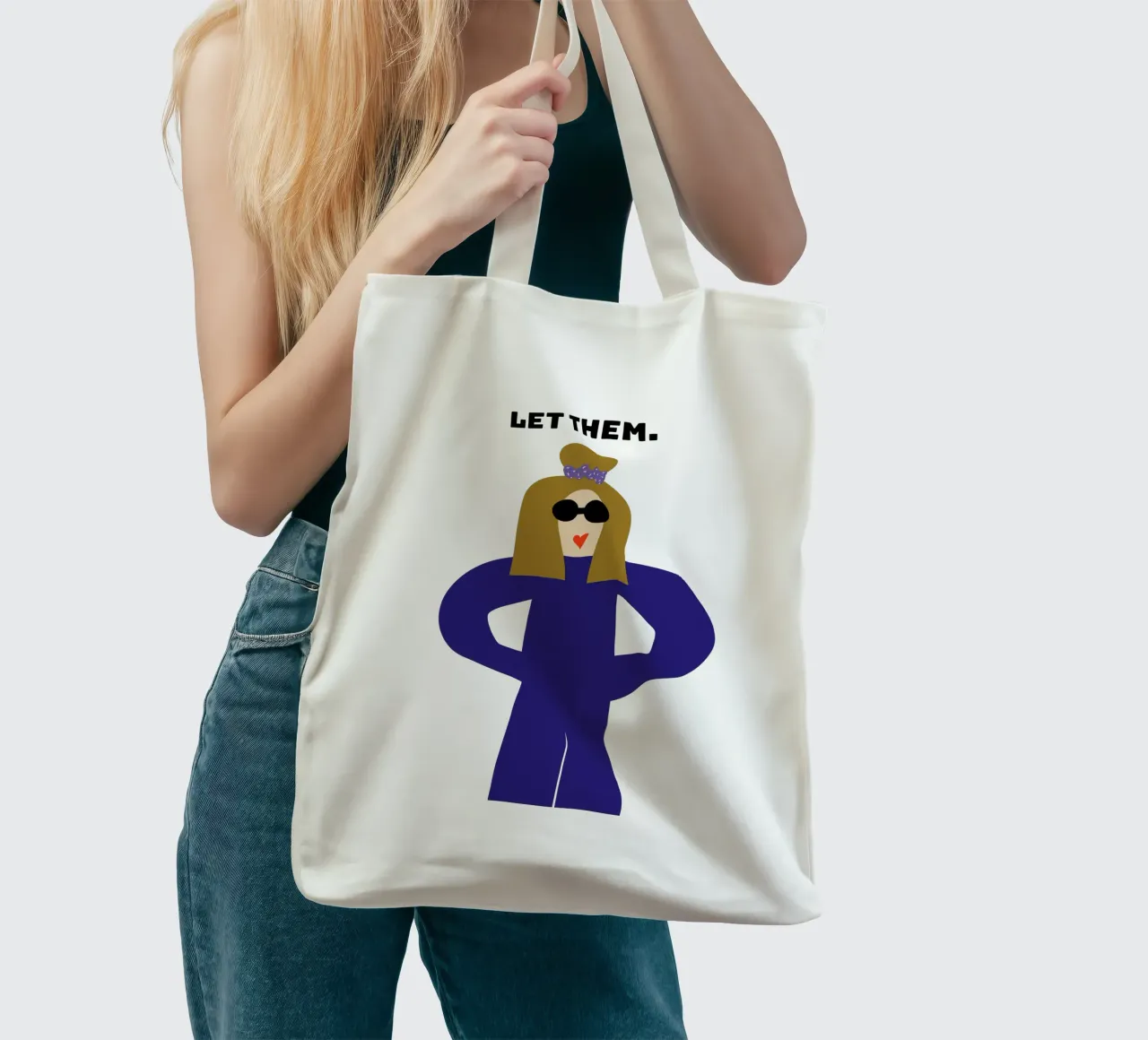 let them. borsa in juta da FRICKE DESIGN