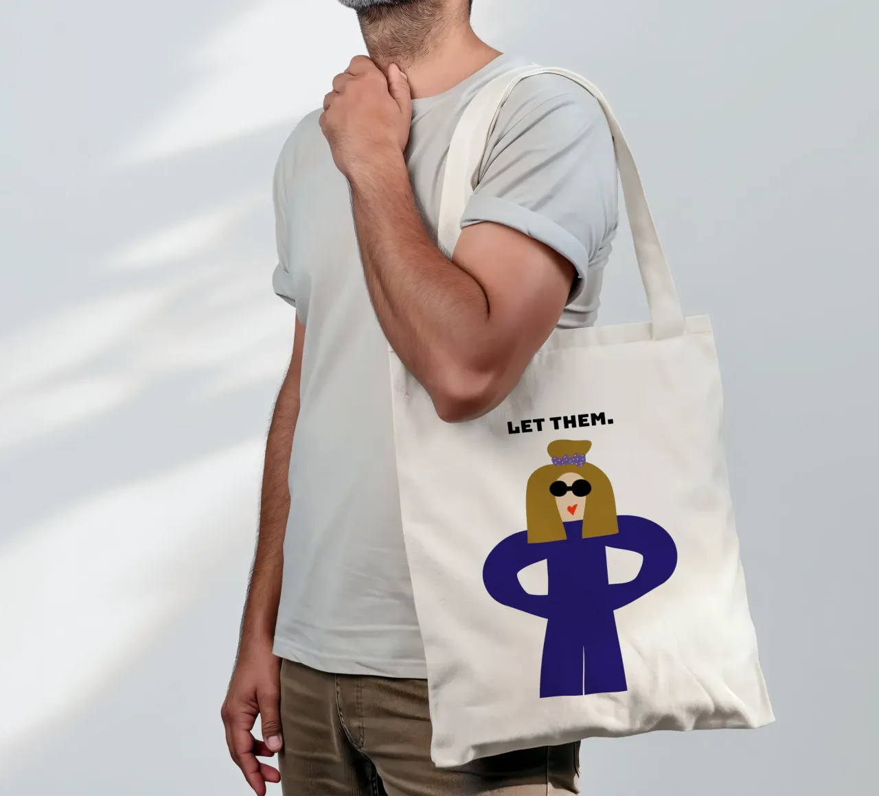 let them. borsa in juta da FRICKE DESIGN