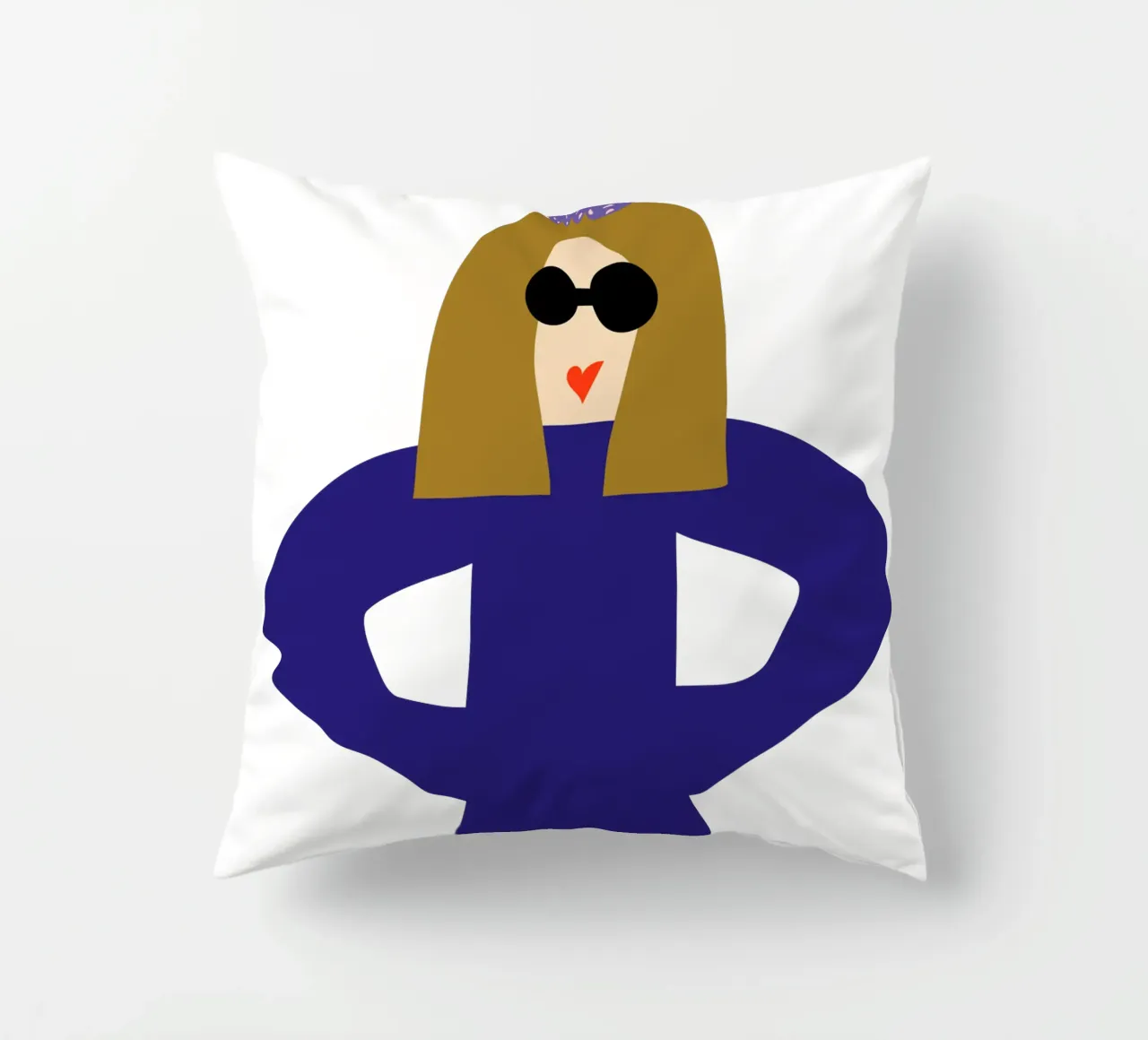 let them. cuscino da FRICKE DESIGN