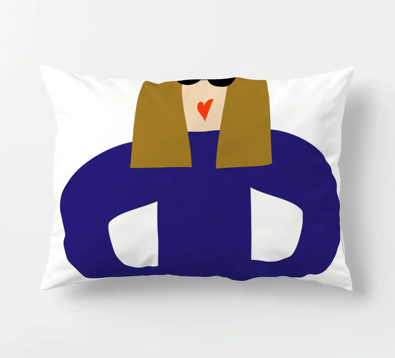 let them. cuscino da FRICKE DESIGN