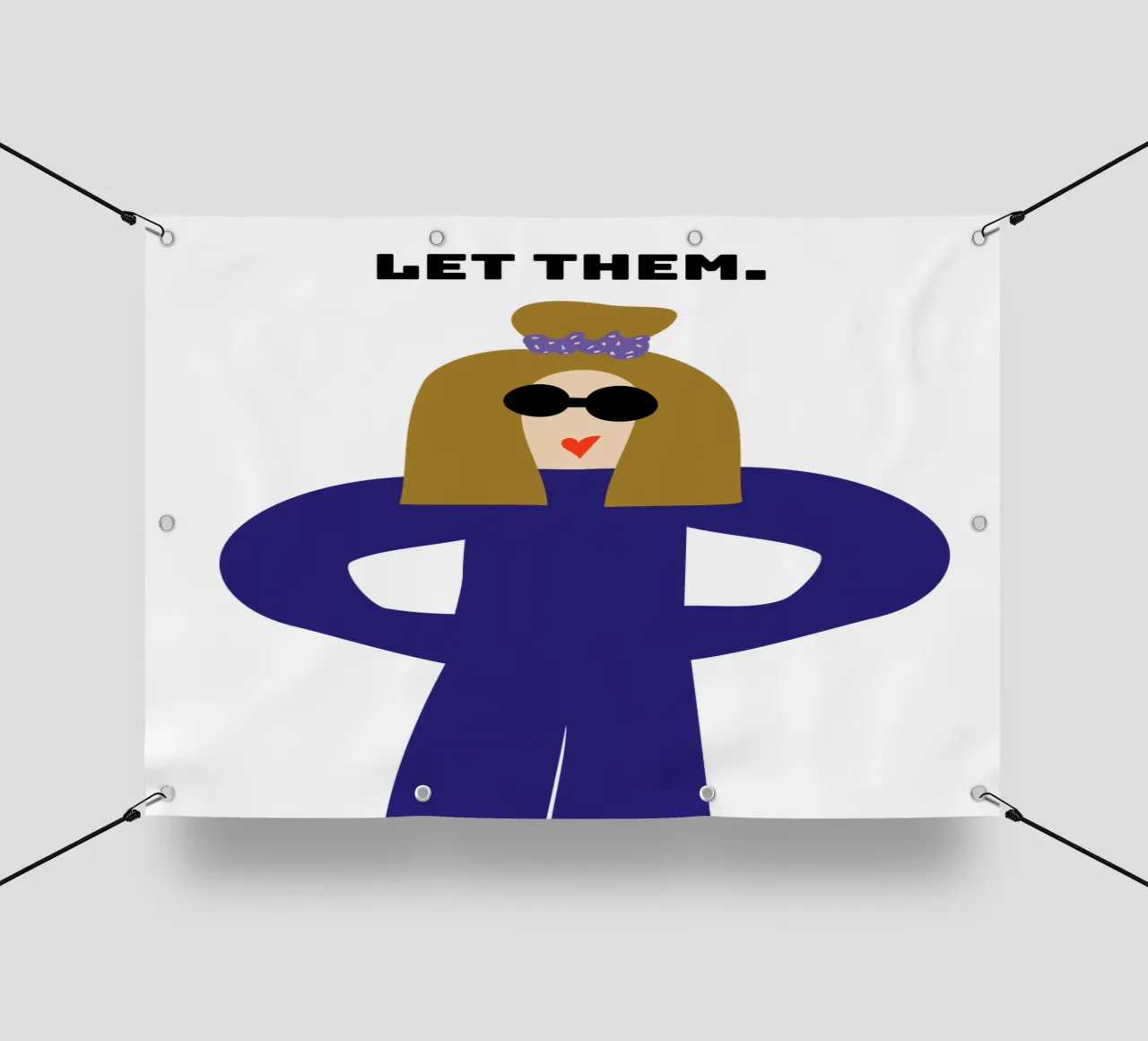 let them. telo in pvc da FRICKE DESIGN
