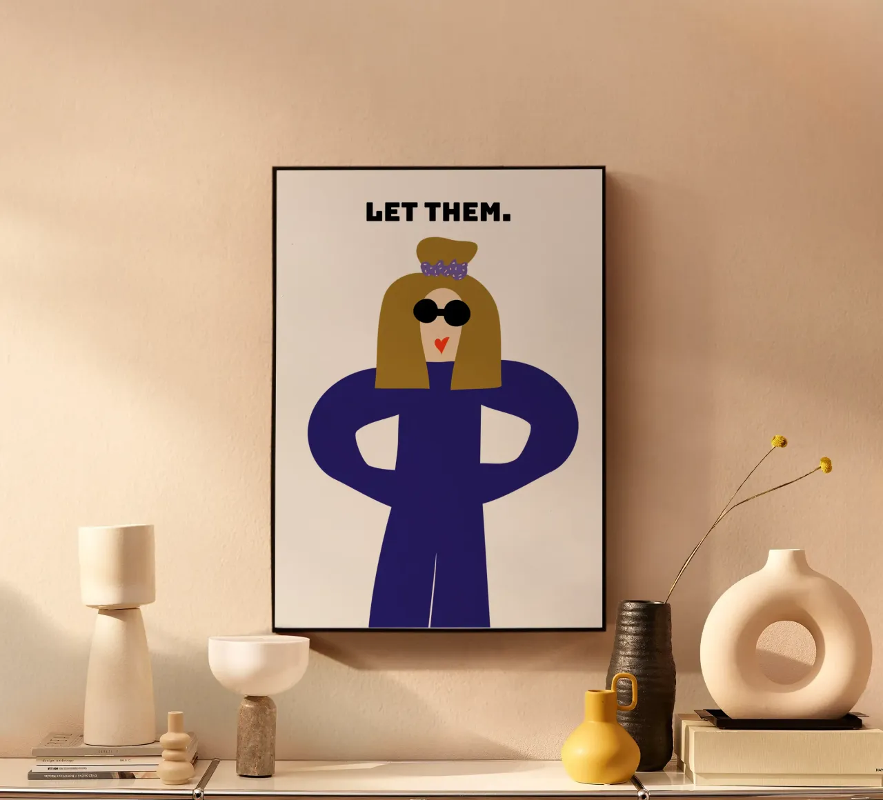 let them. acryl van FRICKE DESIGN