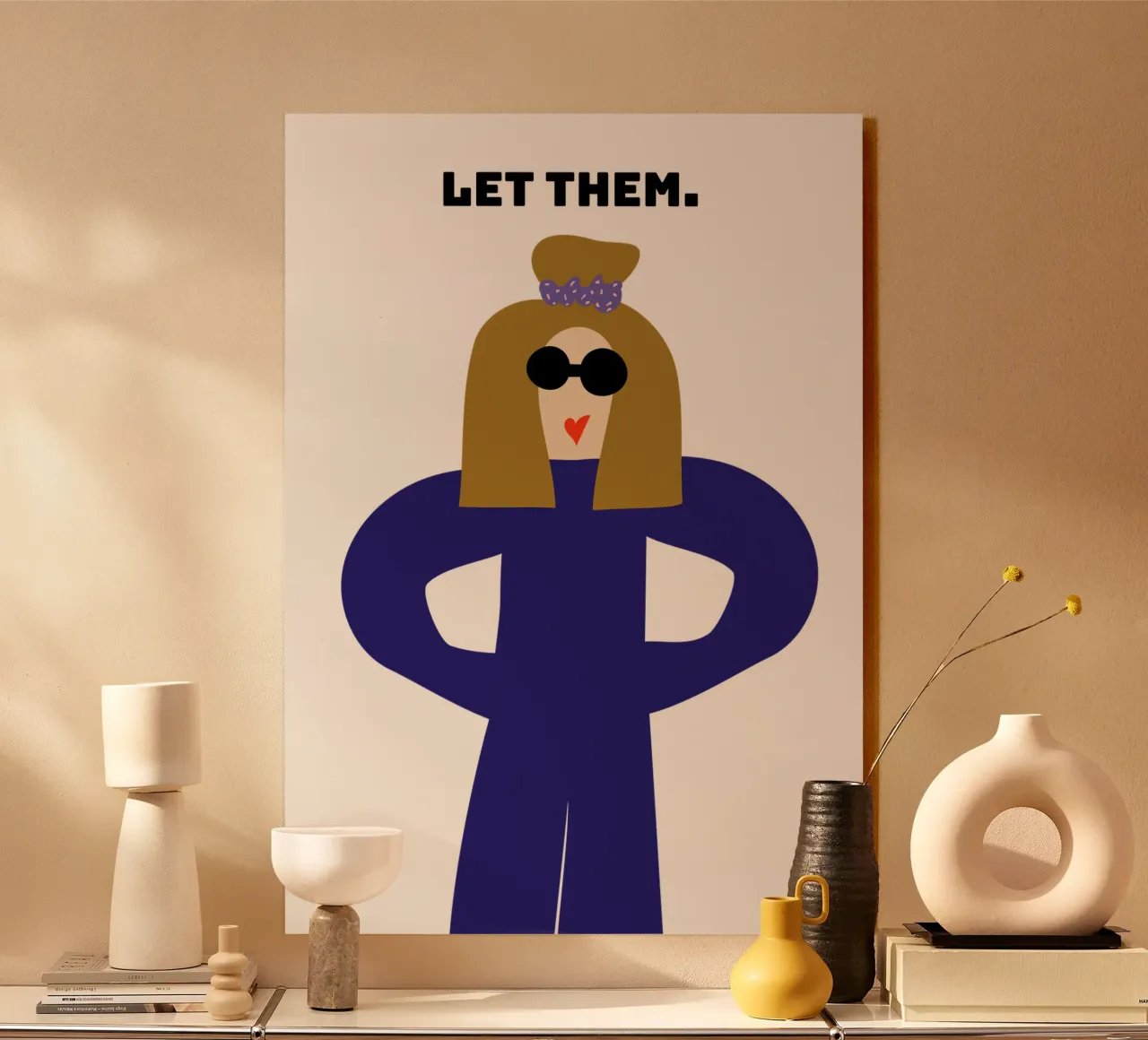 let them. acryl van FRICKE DESIGN