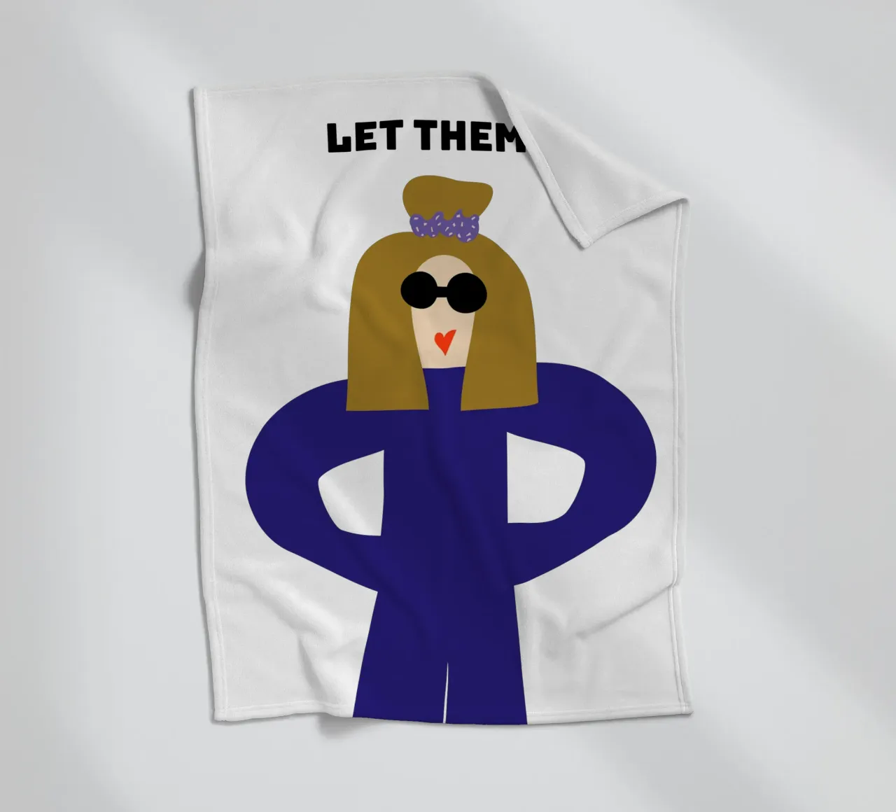 let them. coperta in pile da FRICKE DESIGN