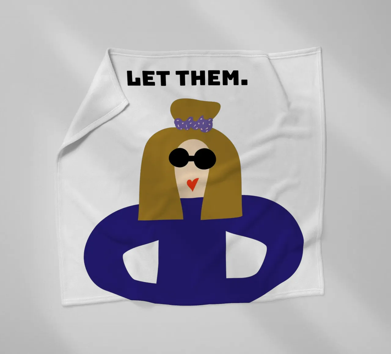 let them. coperta in pile da FRICKE DESIGN