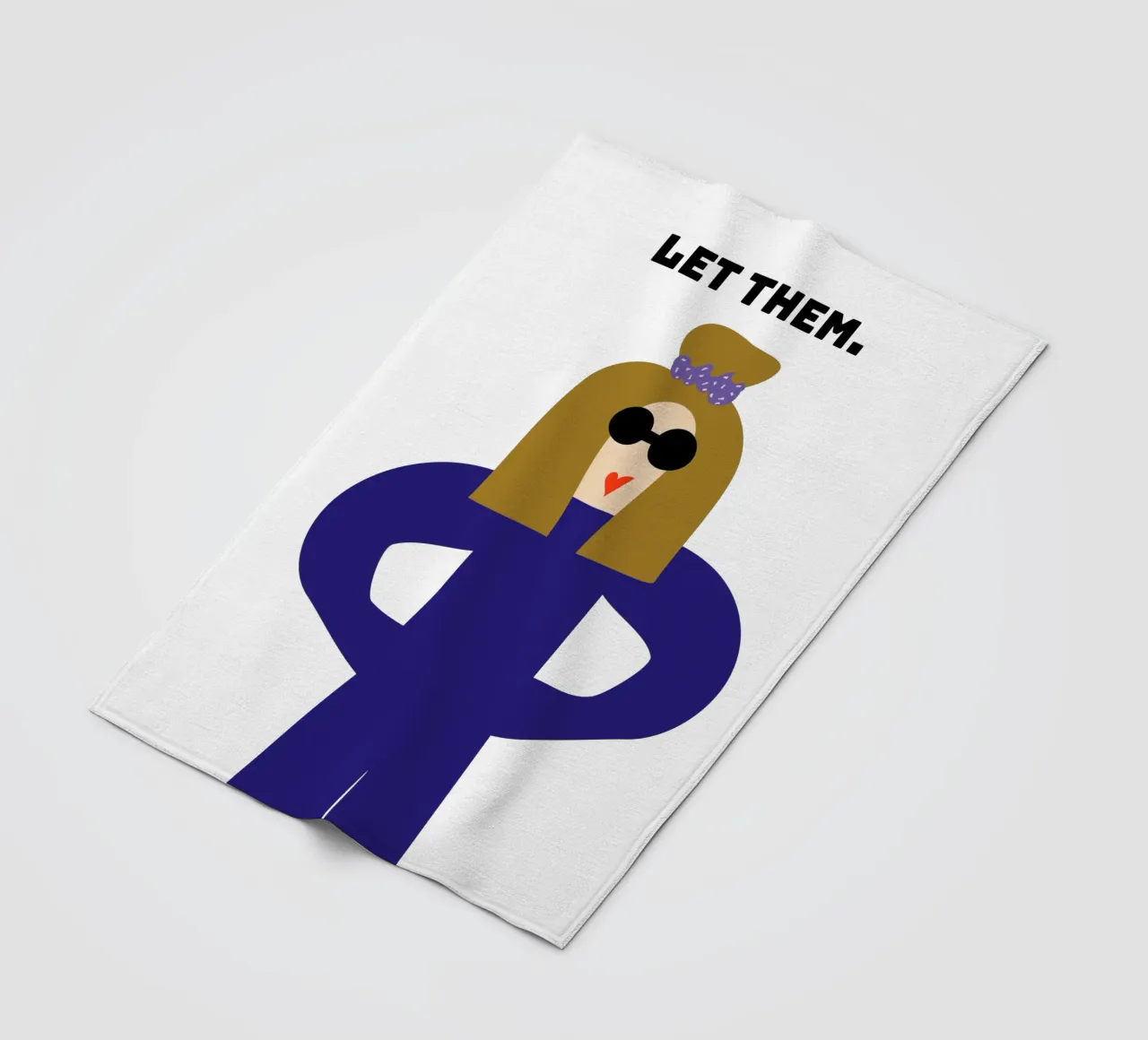 let them. coperta in pile da FRICKE DESIGN