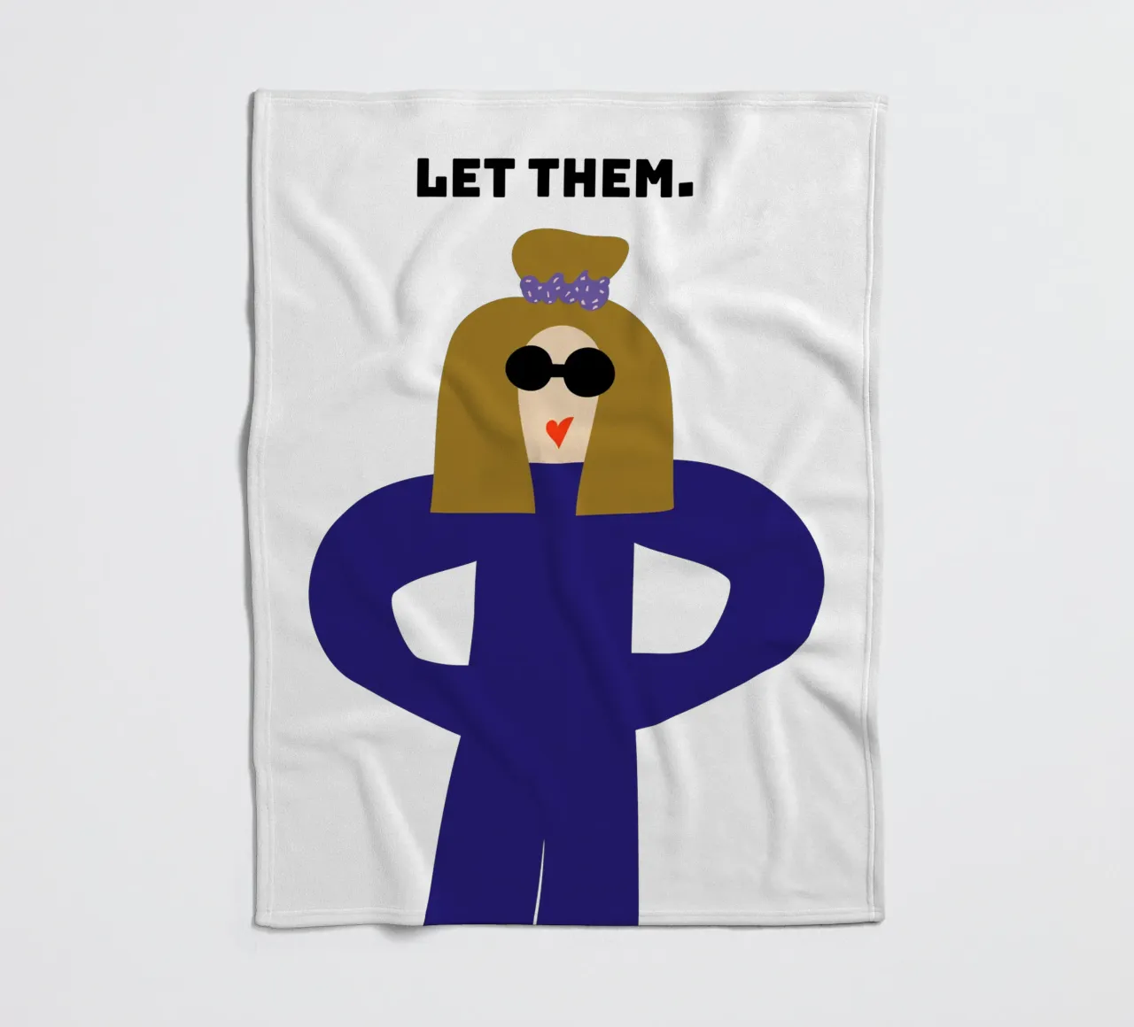 let them. coperta in pile da FRICKE DESIGN