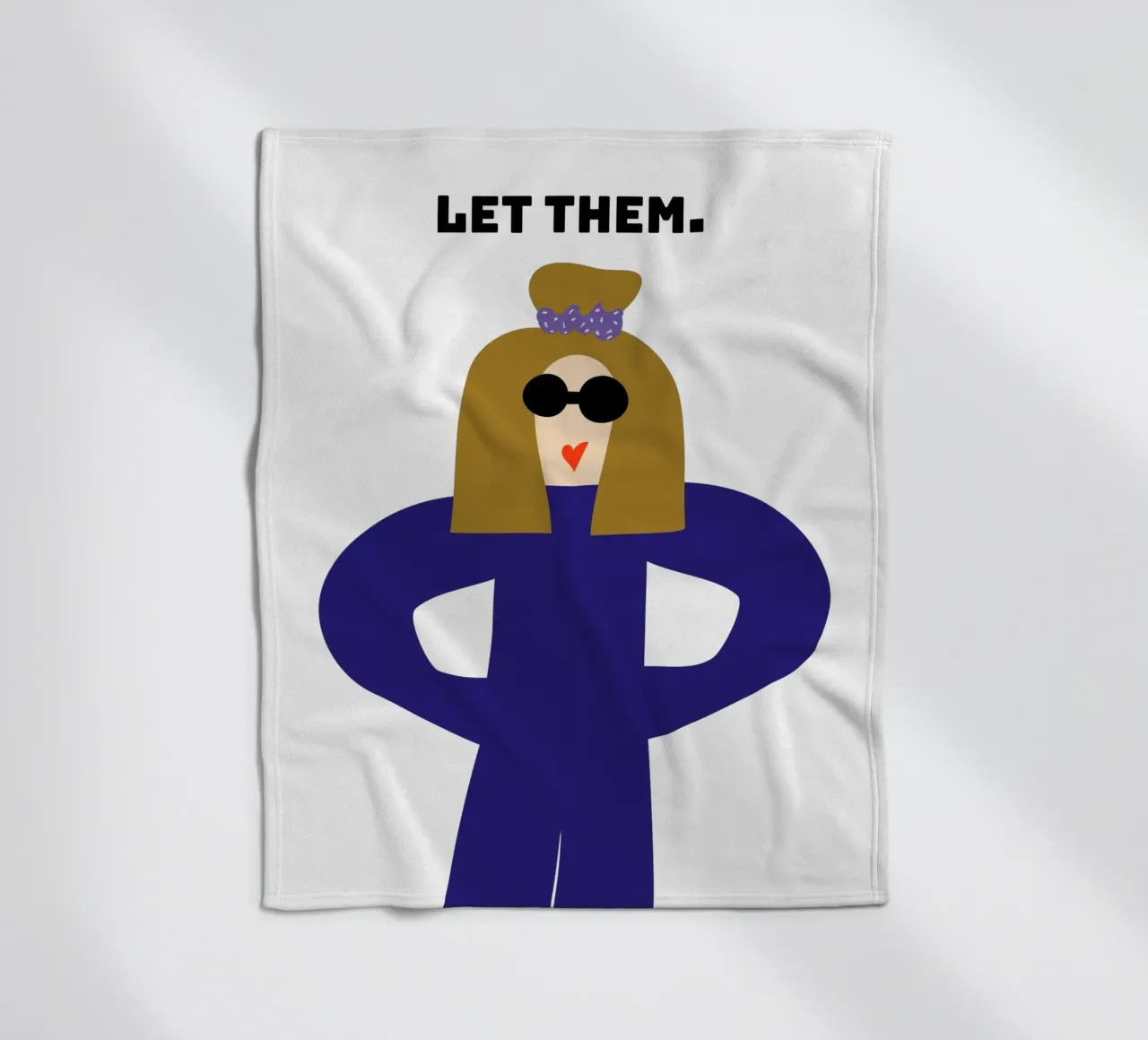 let them. coperta in pile da FRICKE DESIGN