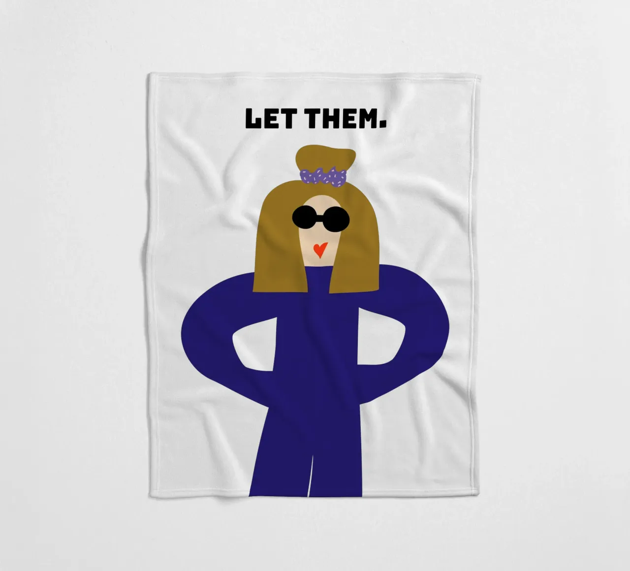 let them. coperta in pile da FRICKE DESIGN