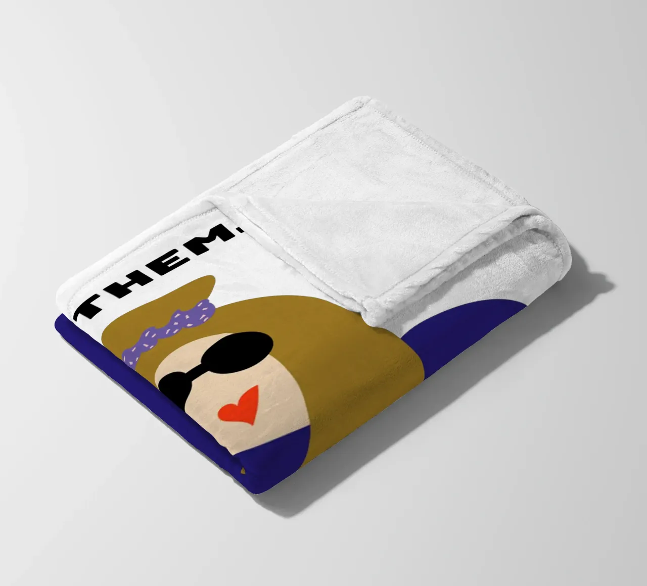 let them. coperta in pile da FRICKE DESIGN