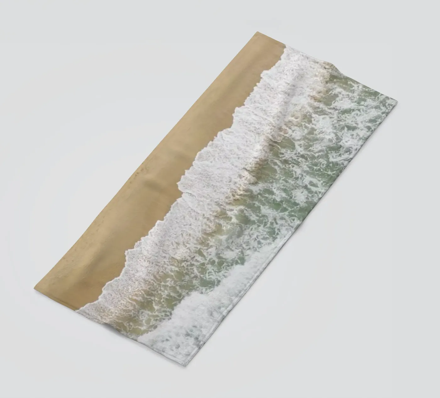 Alone beach towel by ROBERTO H