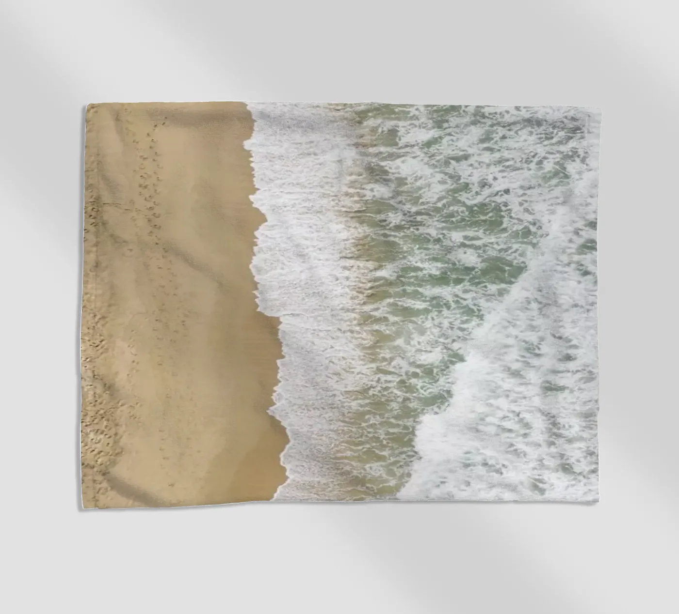 Alone beach towel by ROBERTO H