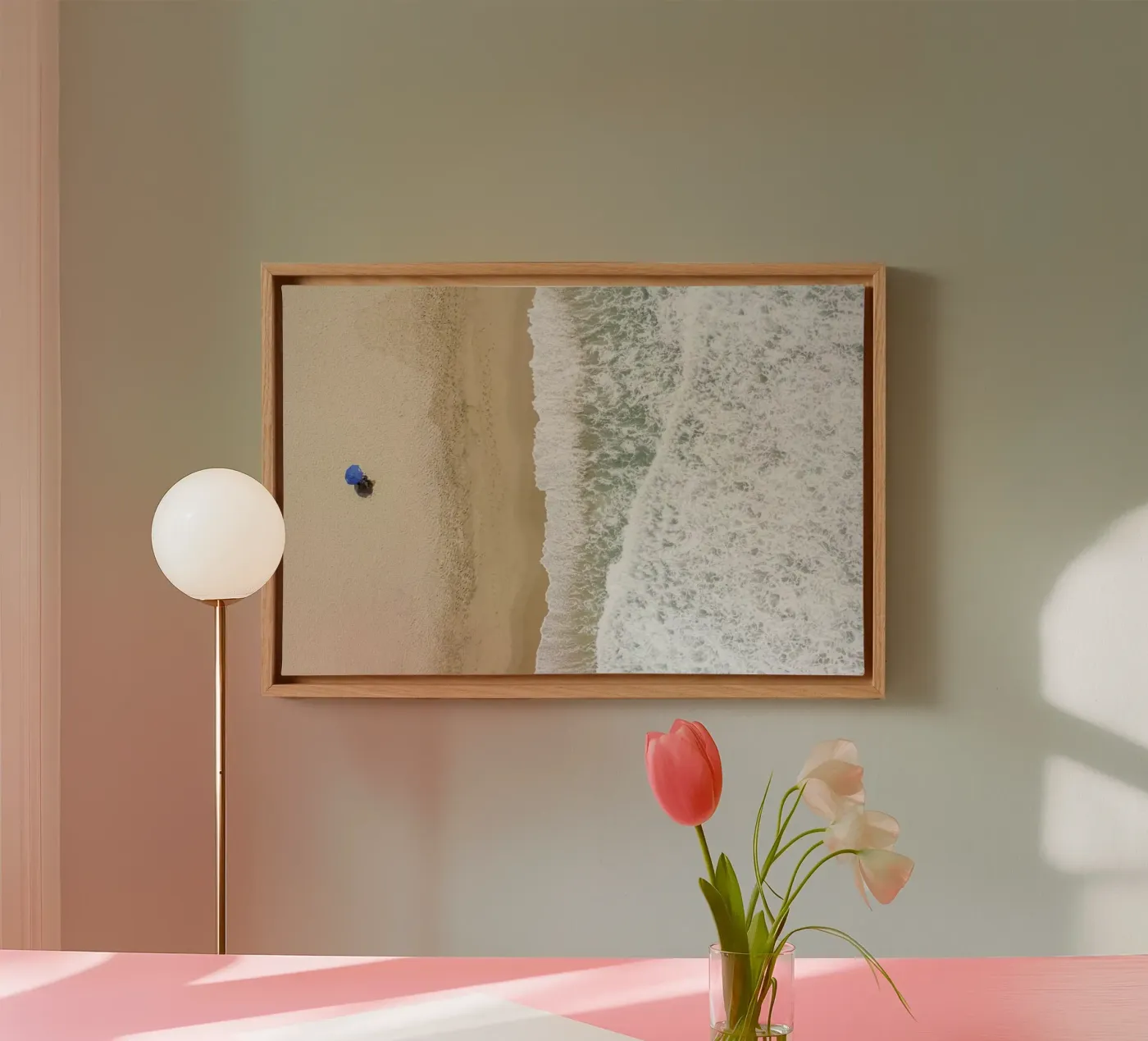 Alone canvas van ROBERTO H