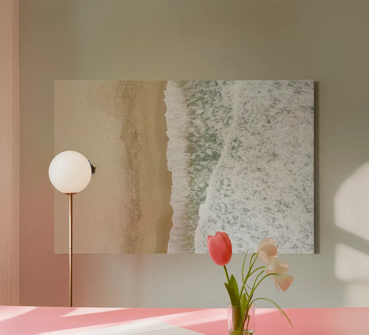 Alone canvas van ROBERTO H