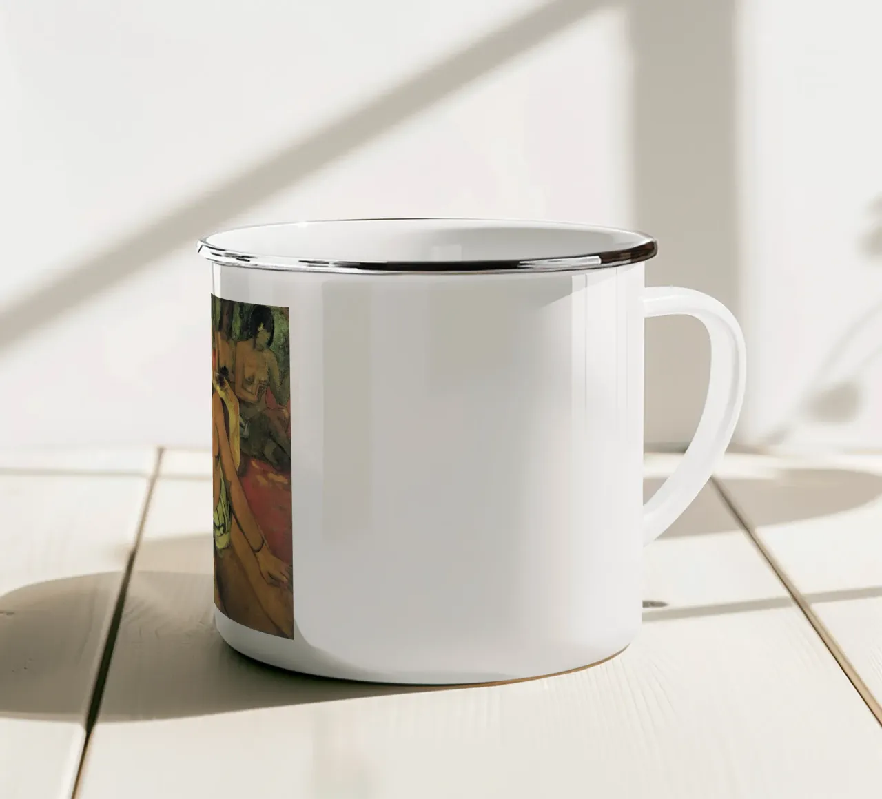 Vairumati di Gauguin: Primitivismo, esotismo, arte bohémien Pr tazza in smalto da NorwesClub