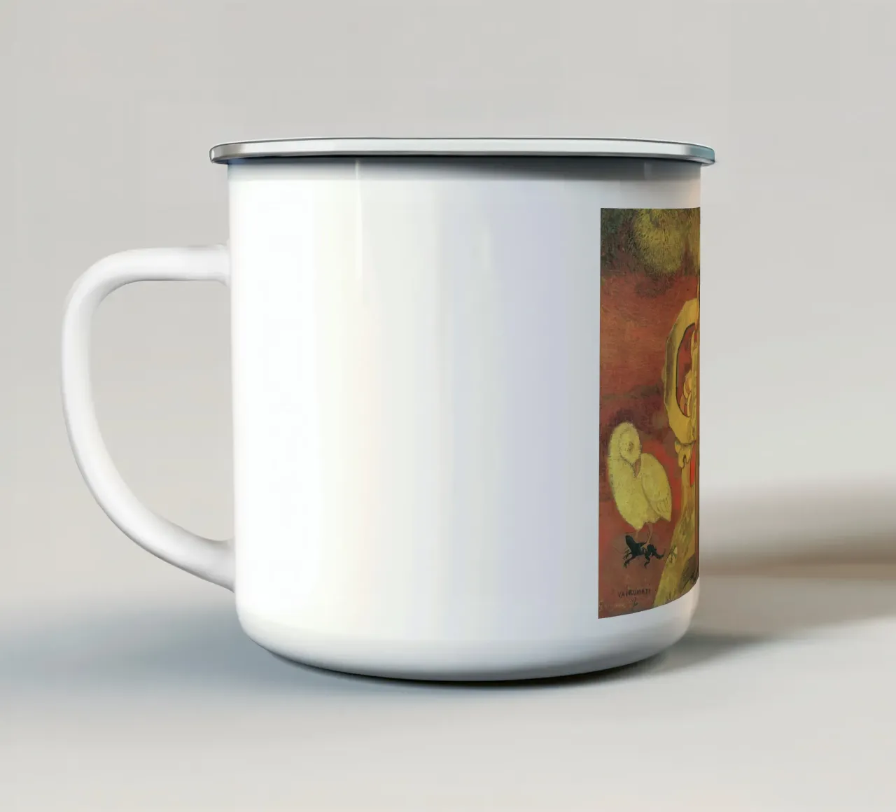 Vairumati di Gauguin: Primitivismo, esotismo, arte bohémien Pr tazza in smalto da NorwesClub
