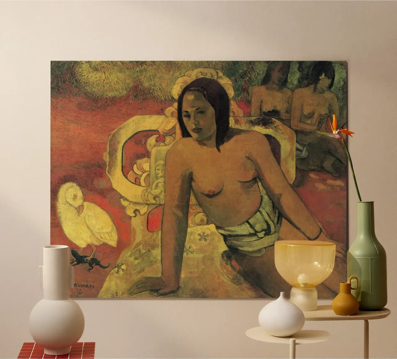 Gauguin's Vairumati: Primitivisme, exotisme, Boheemse kunst Pr poster van NorwesClub