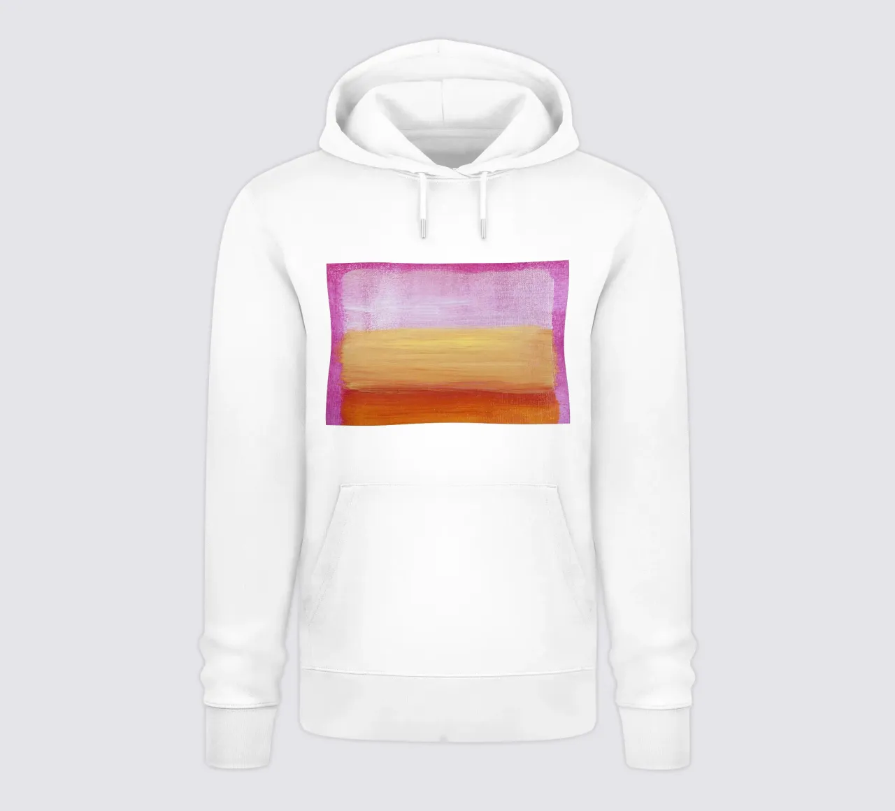 Rothko-esque Abstract: campo di colore rosa-arancio, moderno, Sere felpa con cappuccio da NorwesClub