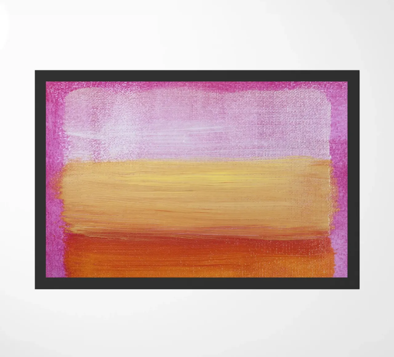 Rothko-esque Abstract: campo di colore rosa-arancio, moderno, Sere zerbino da NorwesClub
