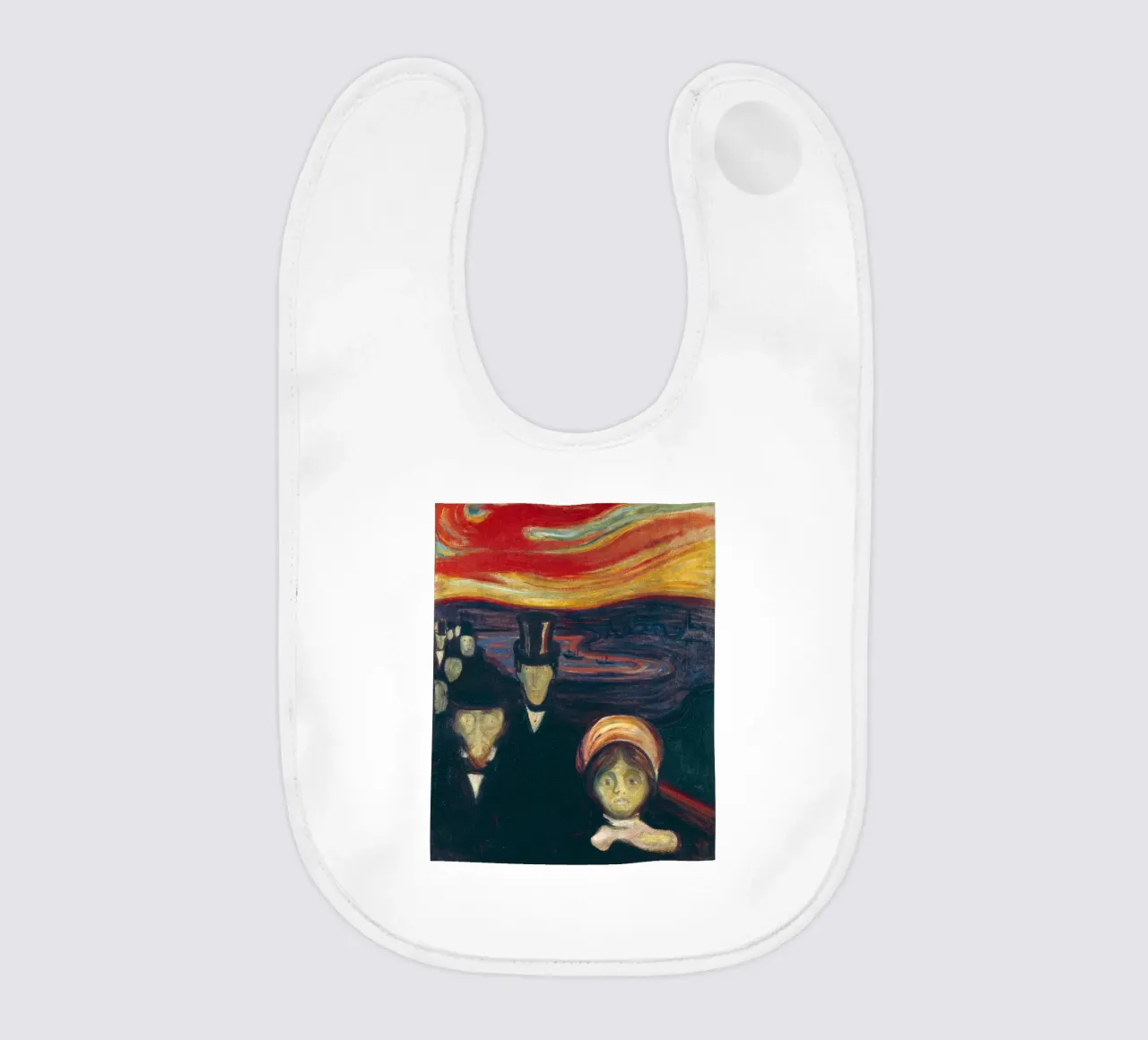 L'ansia di Munch: Espressionista, esistenziale, oscura Academia P bavaglino da NorwesClub