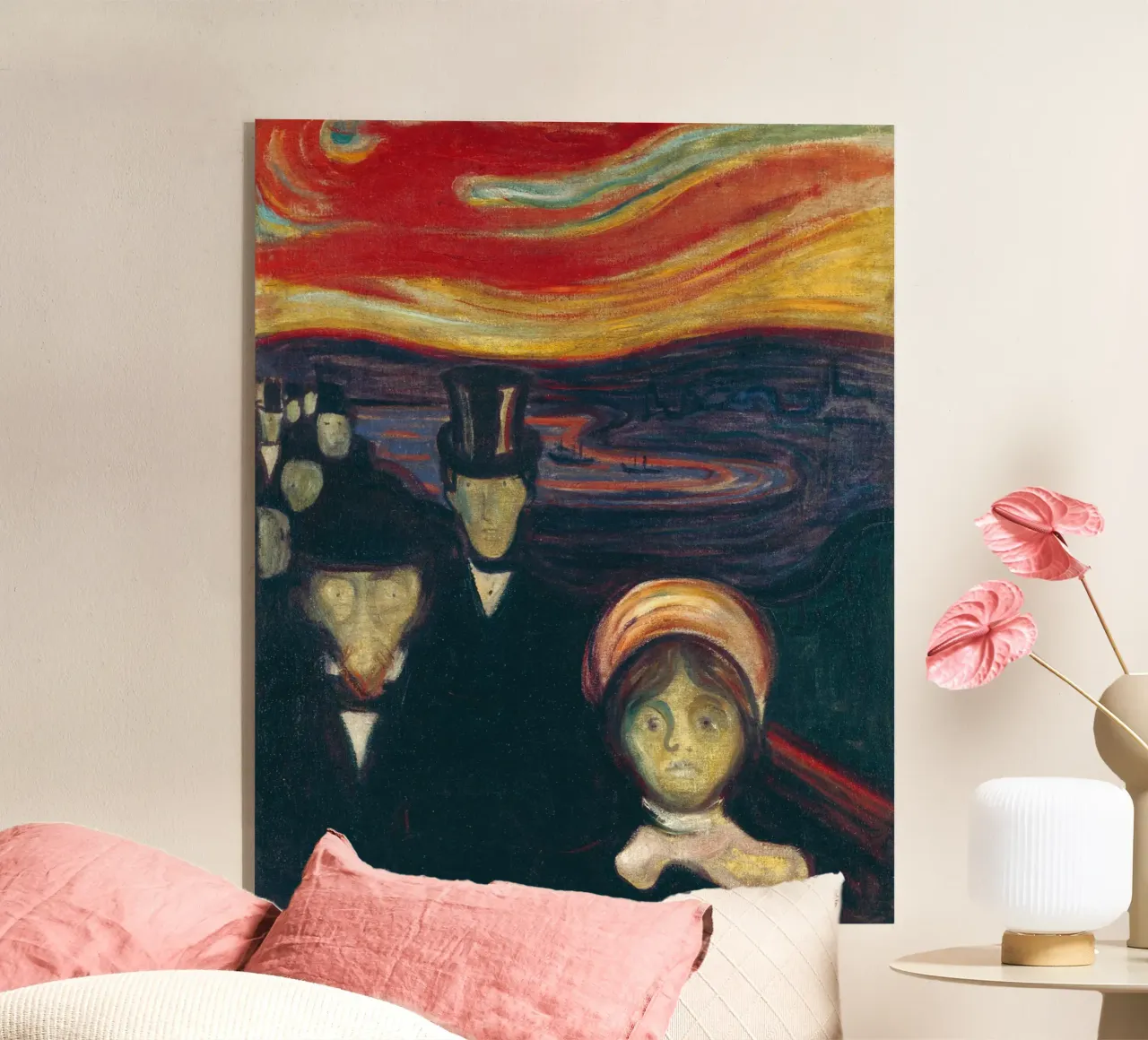 L'ansia di Munch: Espressionista, esistenziale, oscura Academia P plexiglass da NorwesClub