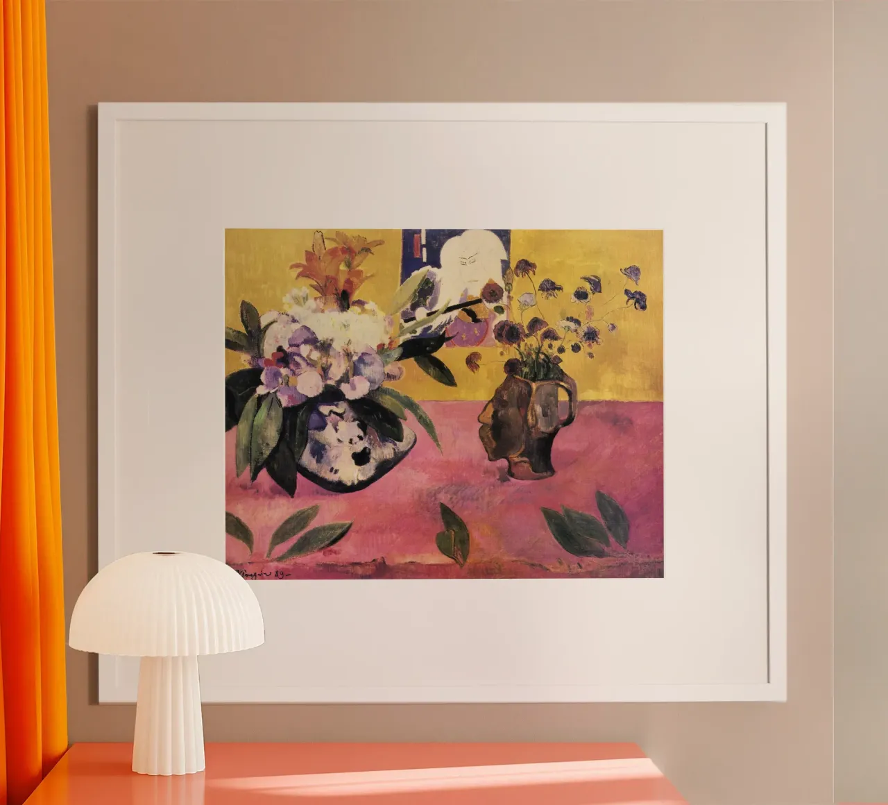 Gauguin Stillleben: Symbolismus, Japonismus, Bohème Kunstdruck Poster von NorwesClub