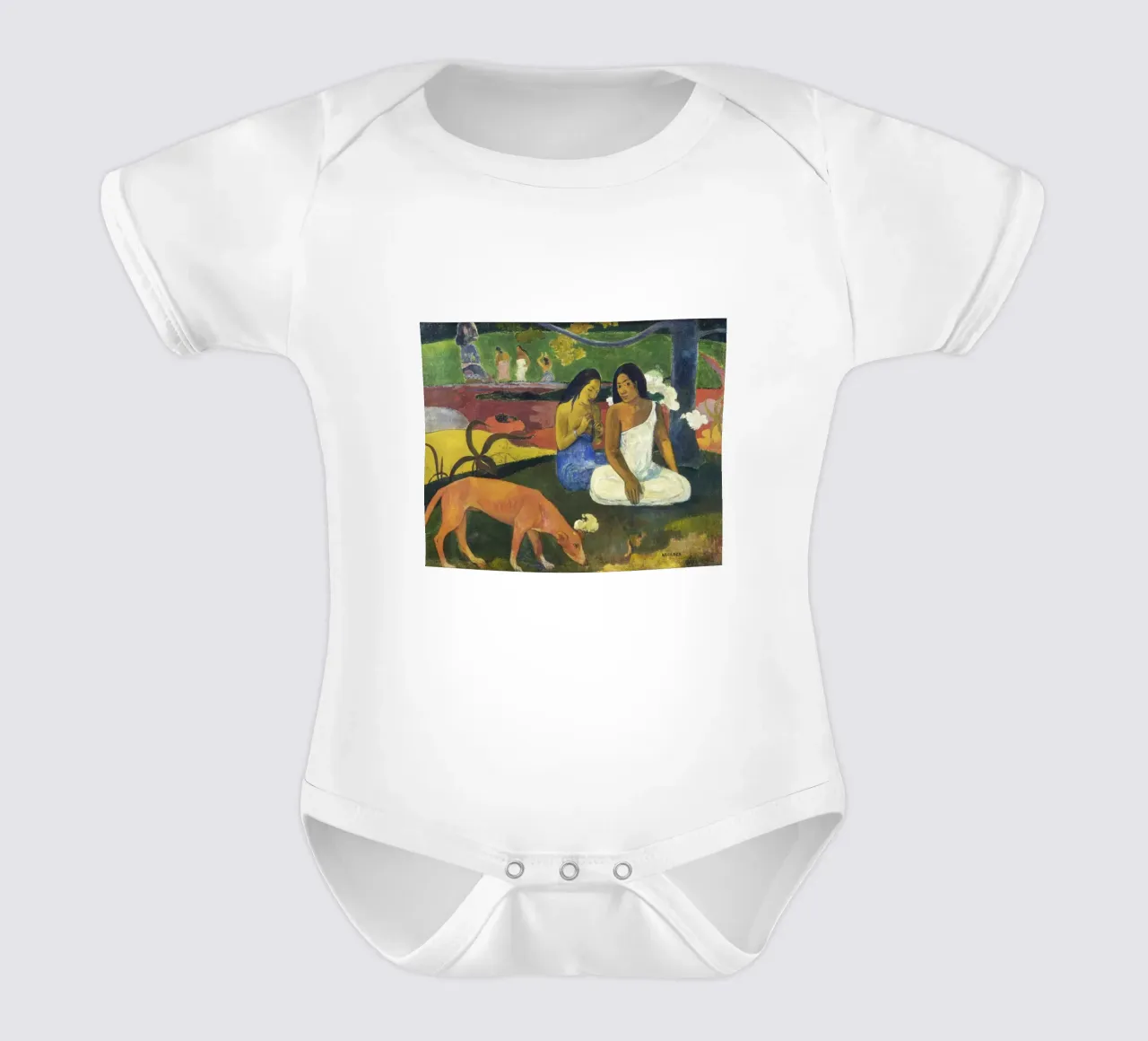 Paul Gauguin Arearea - Postimpressionistisches Paradies auf Tahiti Kurzarm Babybody von NorwesClub