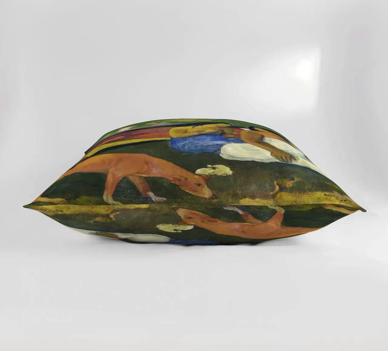 Paul Gauguin Arearea - Post-Impressionist Tahitian Paradise decorative cushion by NorwesClub