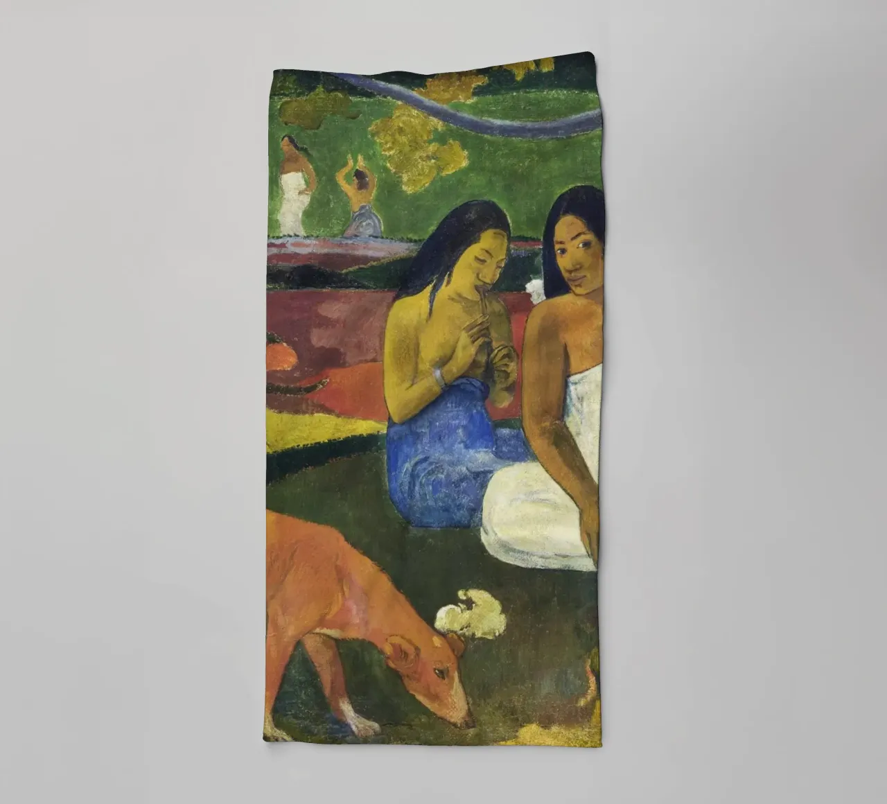 Paul Gauguin Arearea - Post-Impressionist Tahitian Paradise towel by NorwesClub