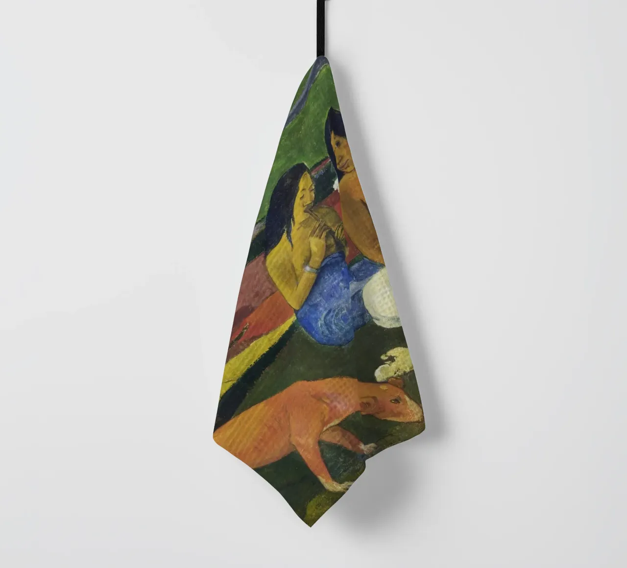 Aire Paul Gauguin - Paradis tahitien post-impressionniste torchon de NorwesClub