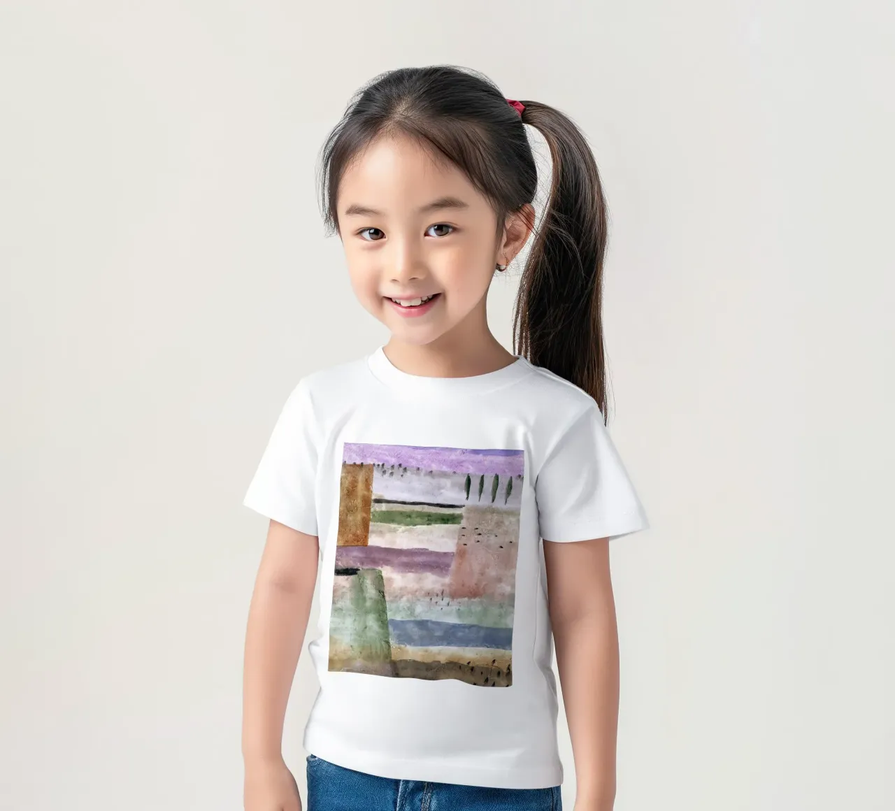 Paul Klee Landscape with Poplars - Abstract Expressionist Wa kids t-shirt by NorwesClub
