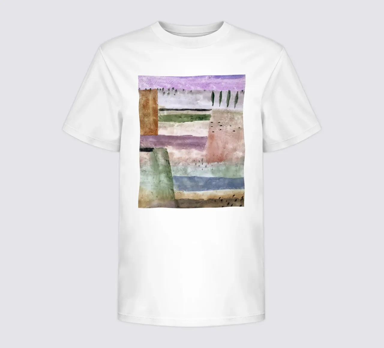 Paul Klee Landscape with Poplars - Abstract Expressionist Wa kids t-shirt by NorwesClub