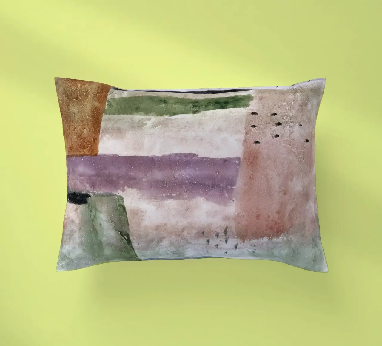 Paul Klee Landscape with Poplars - Abstract Expressionist Wa decorative cushion by NorwesClub