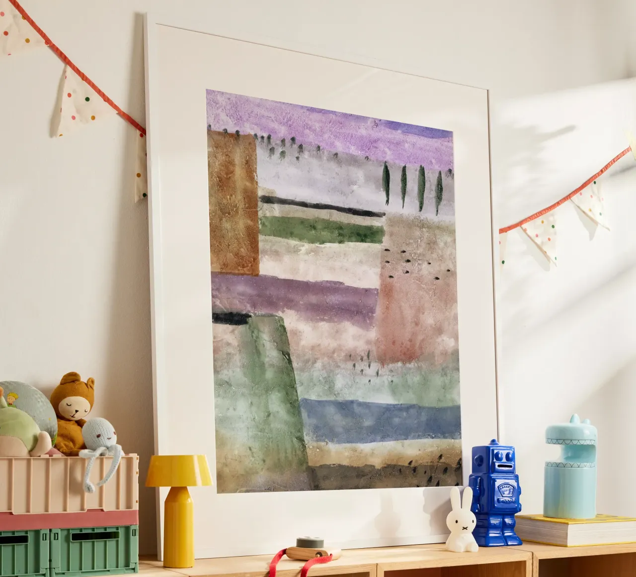 Paul Klee Landscape with Poplars - Abstract Expressionist Wa hahnemühle by NorwesClub