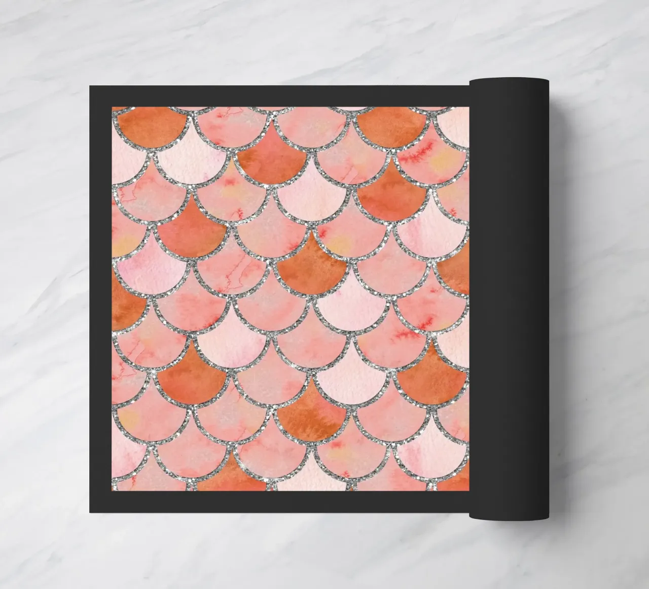 Scaglie di sirena in corallo zerbino da Happy Littles