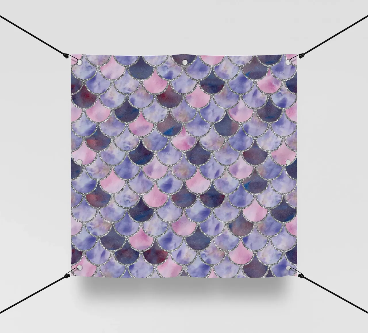 Scaglie di sirena in lavanda telo in pvc da Happy Littles