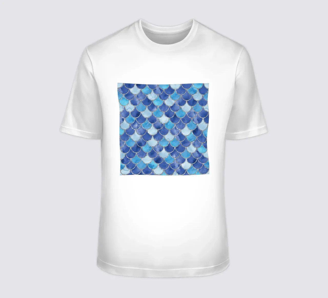 Scaglie di sirena in blu oceano t-shirt da Happy Littles